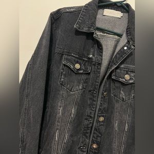 black denim jacket